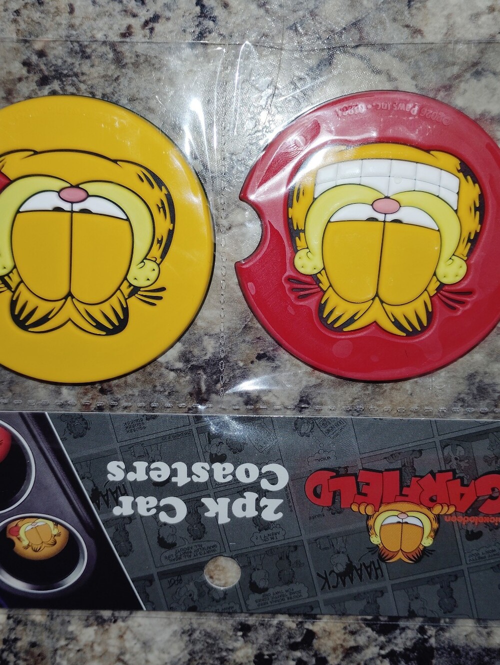 SpongeBob, Patrick & Garfield Car Coaster Set + Disney Stitch - Picture 3 of 5